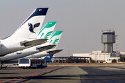 آمارها حکایت از رشد منفی حمل و نقل هوایی ایران دارد
