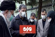 تصویری از گفتگوی رهبرانقلاب با خانواده مرحوم حسن‌ غفوری‌فرد