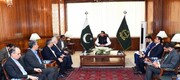 رئیس کمیسیون امنیت ملی مجلس با رئیس مجلس پاکستان دیدار و گفتگو کرد