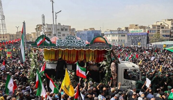 برگزاری مراسم تشییع سرلشکر شهید نیلفروشان در تهران