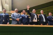 حضور نمایندگانی از مجلس بلغارستان در صحن مجلس