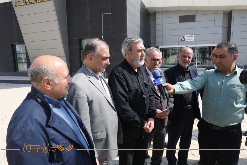بازدید اعضای کمیسیون امنیت ملی مجلس از پایانه مرزی پلدشت