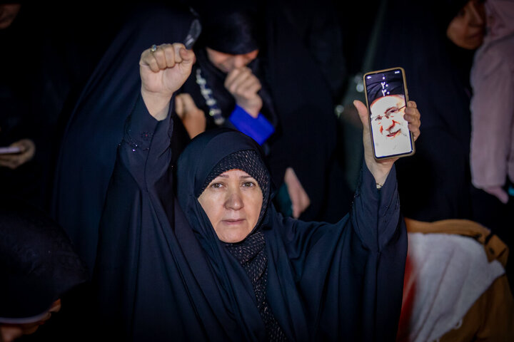 عزاداری مردم تهران در سوگ رهبر شهید انقلاب اسلامی