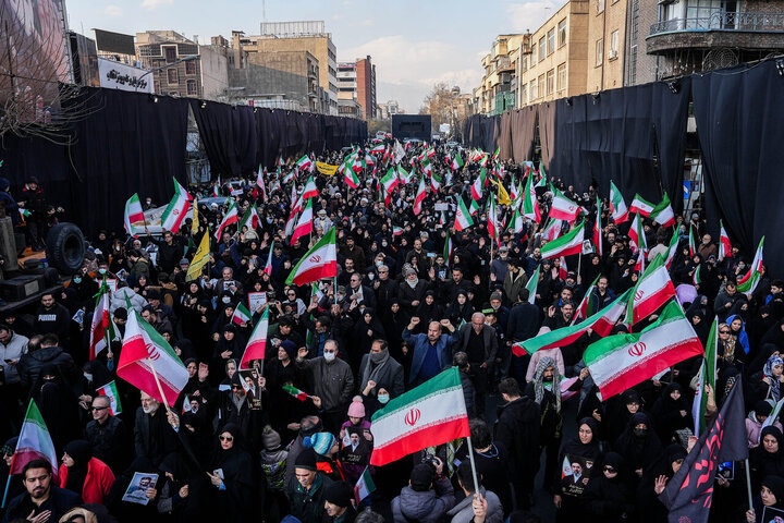 اجتماع بزرگ بیعت با آیت‌الله سید مجتبی خامنه‌ای در تهران برگزار شد