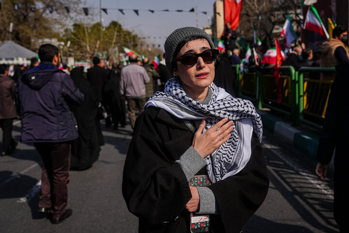 مراسم تشییع پیکر ۳۵ شهید جنگ رمضان در تهران