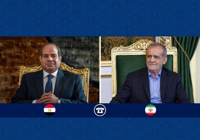 رئیس‌جمهور در گفت‌وگو با همتای مصری: هدف متجاوزان تضعیف و تجزیه کشورهای بزرگ اسلامی است
