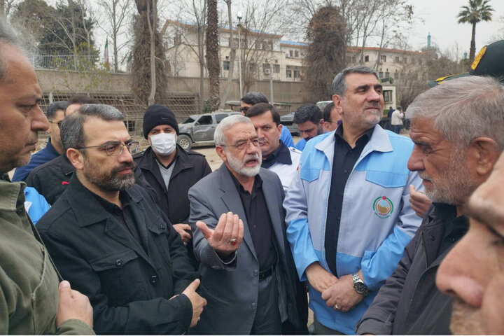 بازدید اعضای کمیسیون شوراها و امور داخلی کشور از برخی ابنیه و تاسیسات آسیب دیده شهر تهران