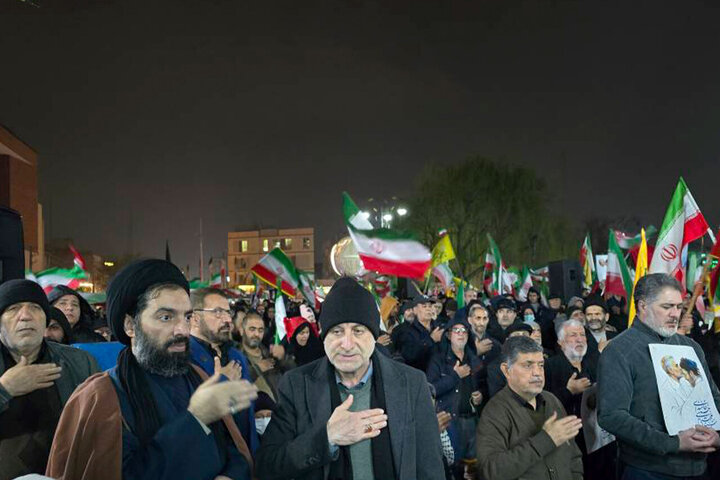 حضور قیصری نماینده مجلس در تجمعات مردمی