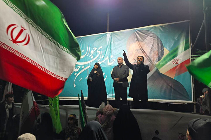 حضور قیصری نماینده مجلس در تجمعات مردمی