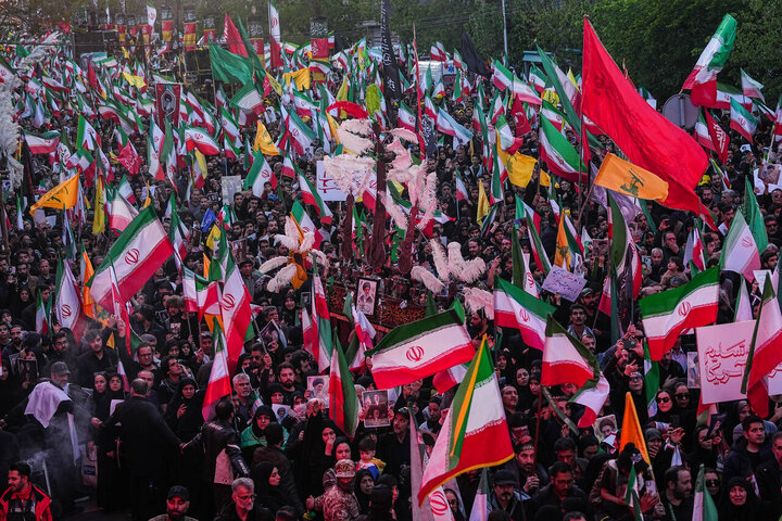 مراسم اربعین رهبر شهید انقلاب در تهران