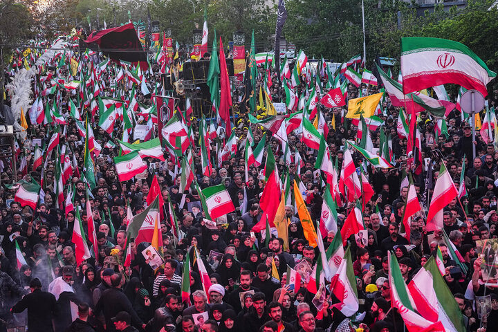 مراسم اربعین رهبر شهید انقلاب در تهران