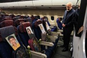 همراهان قالیباف در پرواز اسلام‌آباد