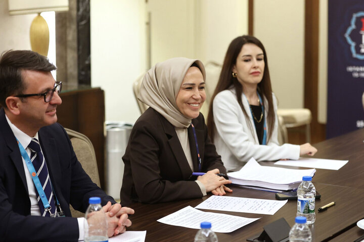 دیدار متکی با رئیس نمایندگان پارلمان ترکیه در IPU