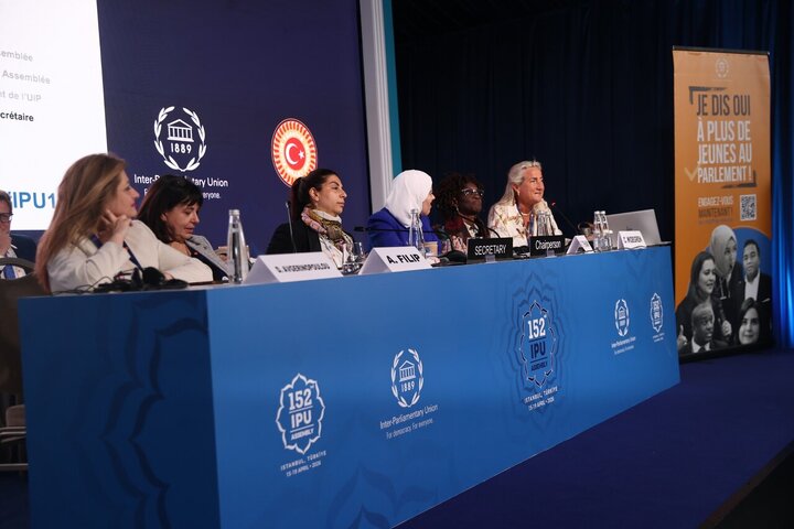 حضور باقرزاده در نشست مجمع نمایندگان IPU