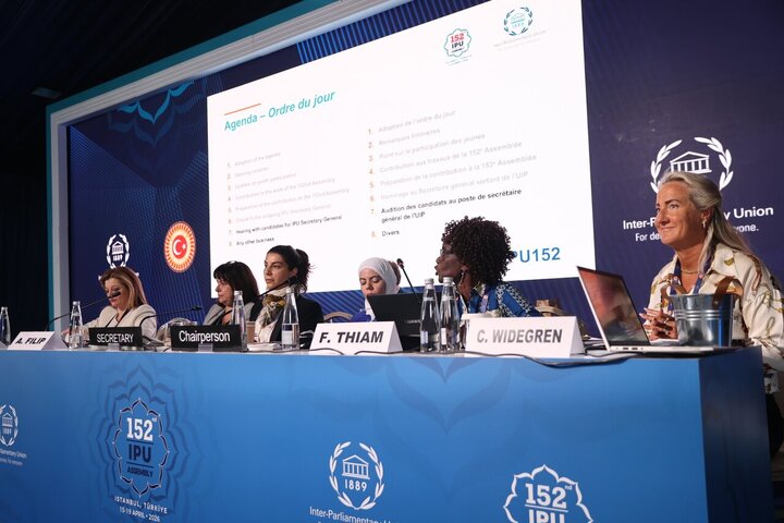حضور باقرزاده در نشست مجمع نمایندگان IPU