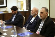 دیدار متکی و نماینده پارلمان یونان و نامزد دبیرکلی IPU
