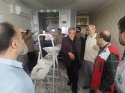 بازید اعضای کمیسیون شوراها از روند بازسازی مناطق آسیب دیده در جنگ رمضان