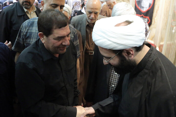 مراسم گرامیداشت شهید علی لاریجانی و فرزندش - تهران
