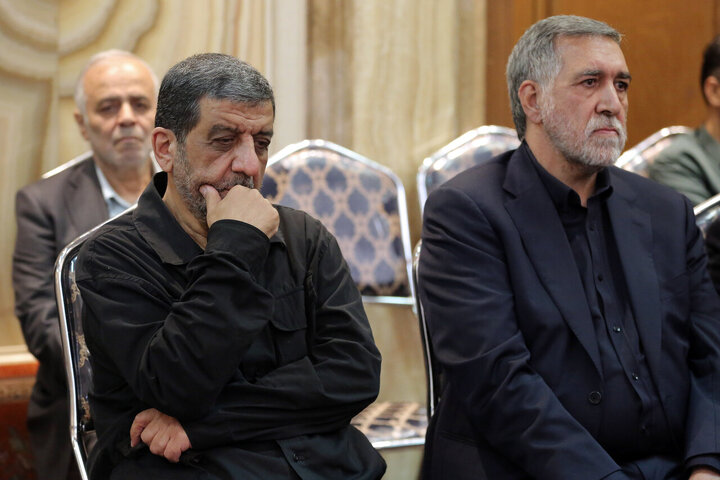 مراسم گرامیداشت شهید علی لاریجانی و فرزندش - تهران