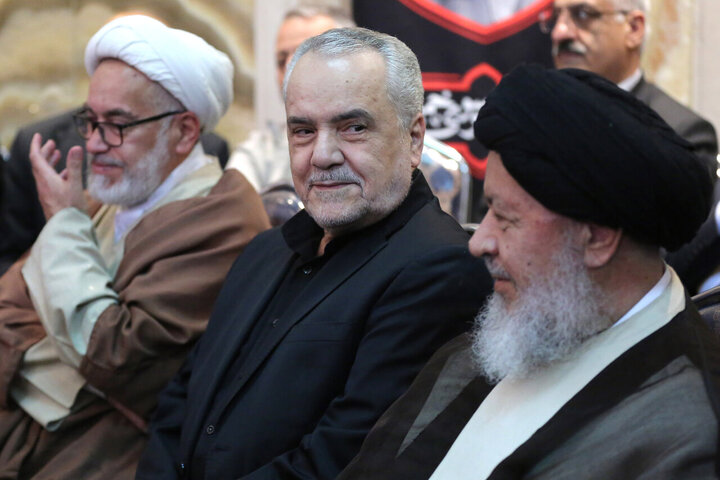 مراسم گرامیداشت شهید علی لاریجانی و فرزندش - تهران