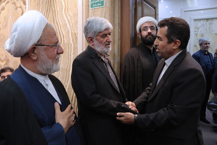 مراسم گرامیداشت شهید علی لاریجانی و فرزندش - تهران