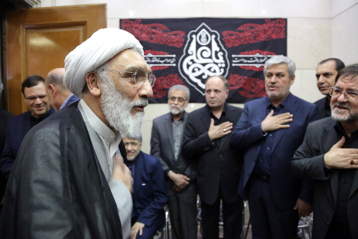 مراسم گرامیداشت شهید علی لاریجانی و فرزندش - تهران