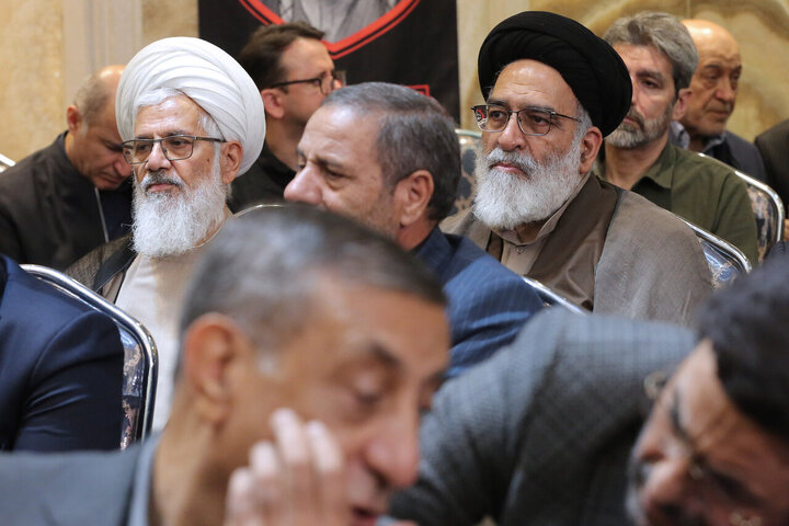 مراسم گرامیداشت شهید علی لاریجانی و فرزندش - تهران