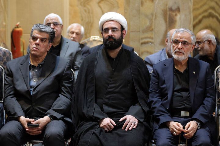 مراسم گرامیداشت شهید علی لاریجانی و فرزندش - تهران