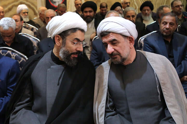 مراسم گرامیداشت شهید علی لاریجانی و فرزندش - تهران