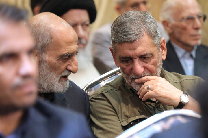 مراسم گرامیداشت شهید علی لاریجانی و فرزندش - تهران