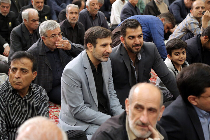 مراسم گرامیداشت شهید علی لاریجانی و فرزندش - تهران