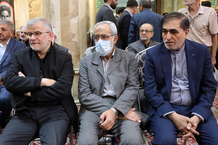 مراسم گرامیداشت شهید علی لاریجانی و فرزندش - تهران