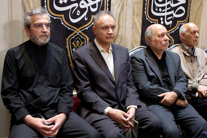 مراسم گرامیداشت شهید علی لاریجانی و فرزندش - تهران