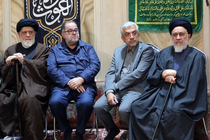 مراسم گرامیداشت شهید علی لاریجانی و فرزندش - تهران