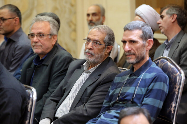 مراسم گرامیداشت شهید علی لاریجانی و فرزندش - تهران