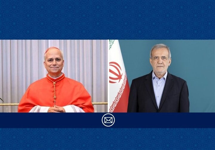 پیام رئیس‌جمهور به پاپ: جامعه جهانی در برابر اقدامات غیرقانونی آمریکا مسئولانه عمل کند