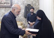 دیدار سرلشکر عبداللهی با خانواده شهید سپهبد موسوی
