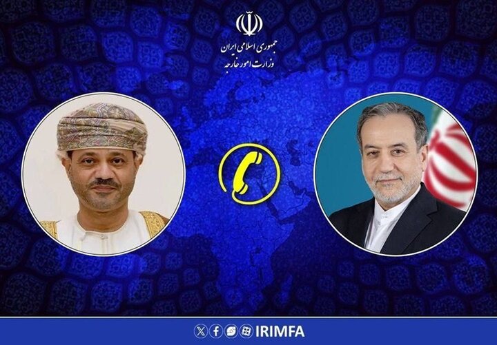رایزنی عراقچی با همتای عمانی درباره تلاش‌های دیپلماتیک برای خاتمه جنگ