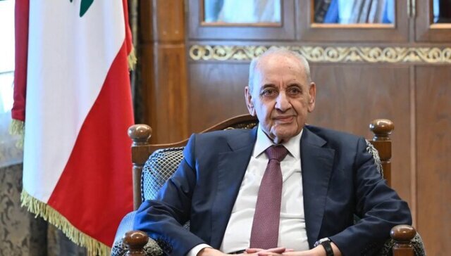رئیس پارلمان لبنان از ایران تشکر کرد