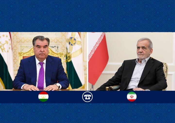 قدردانی پزشکیان از ابراز همدردی رئیس‌جمهور تاجیکستان در پی شهادت رهبر شهید