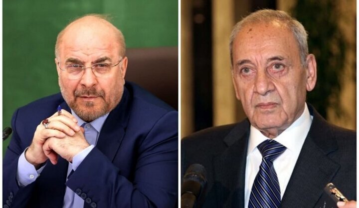 گفتگوی قالیباف و نبیه بری درباره شرایط لبنان