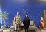 دیدار سخنگوی ارتش با سخنگوی دولت