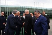 قالیباف باکو را به مقصد تهران ترک کرد