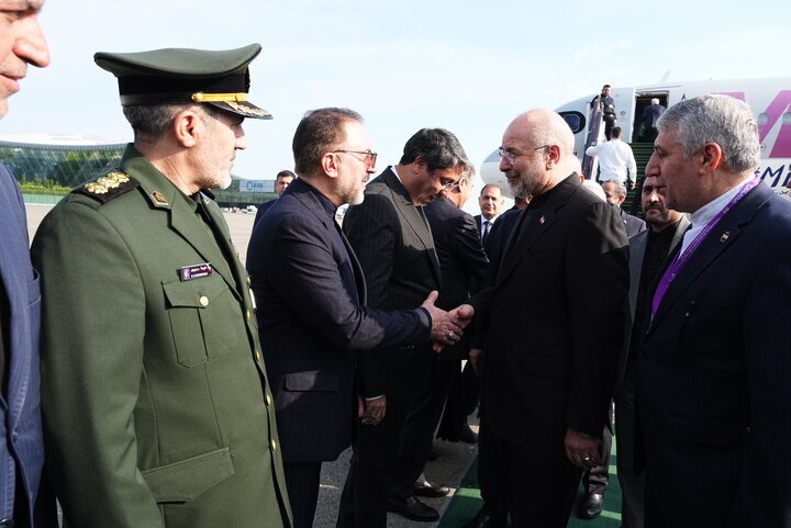 قالیباف در باکو