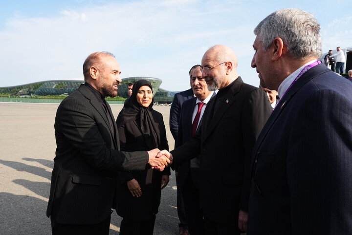 قالیباف در باکو