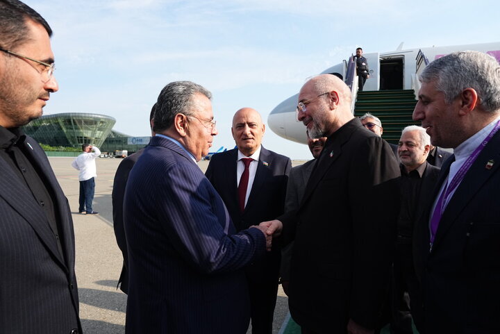 قالیباف در باکو