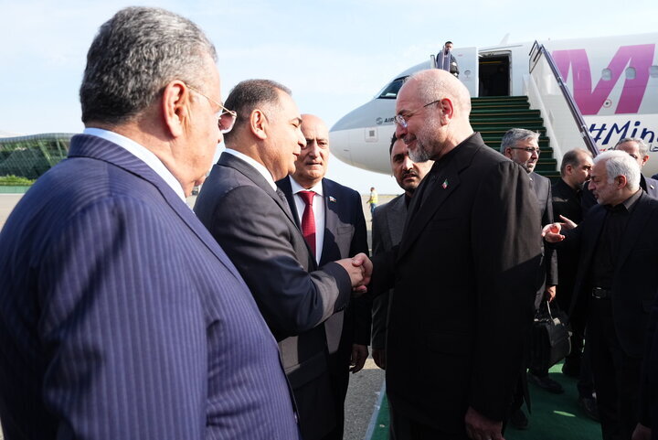 قالیباف در باکو