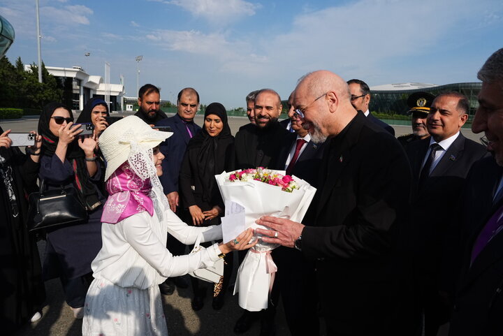 قالیباف در باکو