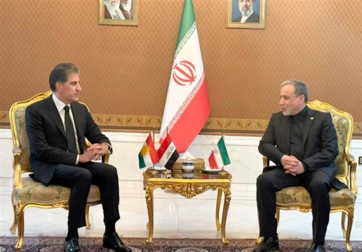 دیدار بارزانی با عراقچی