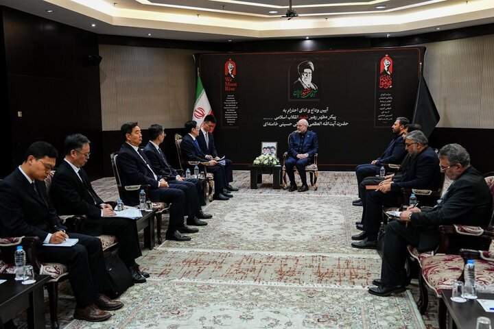 دیدار معاون کنگره خلق چین با قالیباف